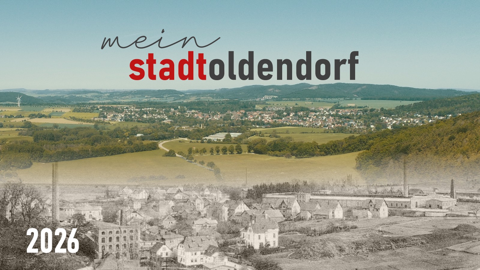 Mit historischen und aktuellen Aufnahmen: Neuer Fotokalender 2026 für Stadtoldendorf ab sofort erhältlich